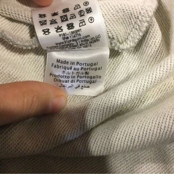 3:1 PHILLIP LIM French Terry Cable Sweatshirt - Picture 8 of 9